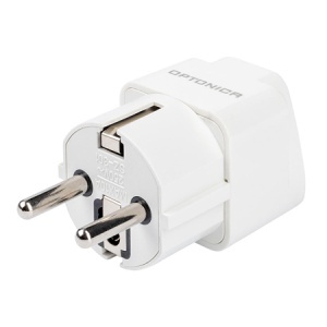 ADAPTOR NORMA UK 220V 1000W 10A CUPRU - ALB