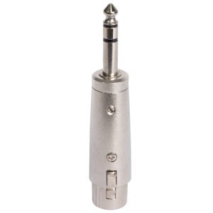 ADAPTOR XLR MAMA - JACK 6.35 TATA STEREO METAL - Img 4