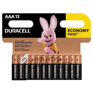 BATERIE ALCALINA DURACELL LR03 BLISTER 12 BUC - Img 2