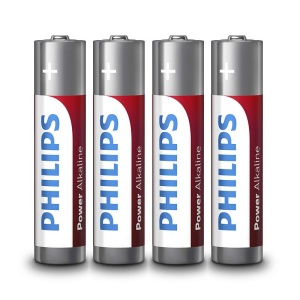 BATERIE POWER ALKALINE LR3 AAA FOLIE 4 BUC PHILIPS - Img 2