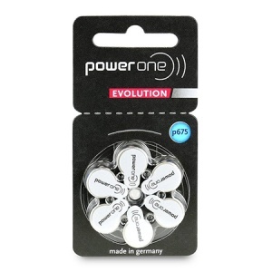 BATERII AUDITIVE POWER ONE EVOLUTION P675 BL 6 VARTA - Img 1