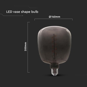 BEC FILAMENT LED 4W E27 STICLA NEAGRA - Img 4