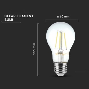 BEC LED A67 E27 10W CU FILAMENT 6500K - Img 4