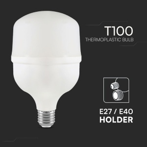 BEC LED T100 E27 30W 6500K ALB RECE - Img 6