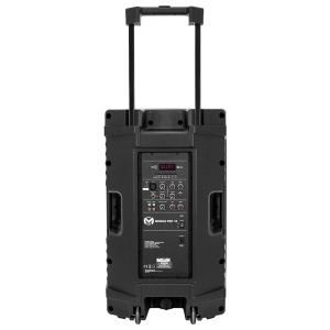 BOXA PORTABILA 15''/38CM 300W RMS TWS CU BT/USB + 2 MIC WIRELESS - Img 6