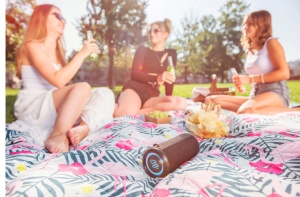 Boxa portabila GoGEN DANCEE BS 350B, 20 W, 7.4 V/2500 mAh, Bluetooth, TWS, intrare AUX, IPX 6, negru - Img 9