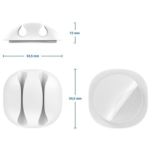 CABLE CLIPS SET 6 BUC - Img 3