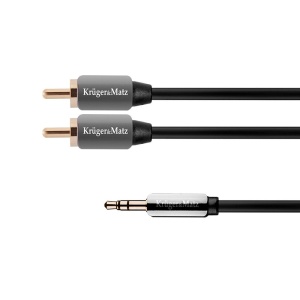 CABLU 3.5-2RCA 1.0M KRUGER&MATZ - Img 2