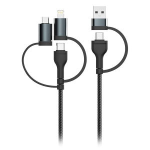 CABLU 5IN1 TIP C - MICROUSB - USB - LIGHTNING 1.2M - Img 2