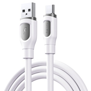 Cablu de date cu incarcare rapida REMAX RC-C113, 3A, USB-A la USB-C, 1 metru, alb