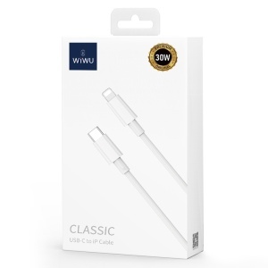 CABLU USB-C - LIGHTNING 1.2M 30W - ALB - Img 7