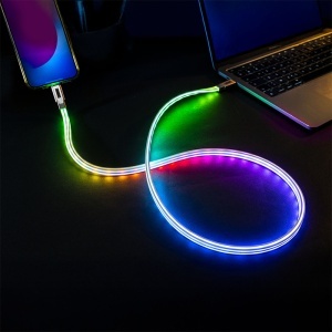 CABLU USB-C - USB-C FAST CHARGE 1M ILUMINAT LED - Img 7
