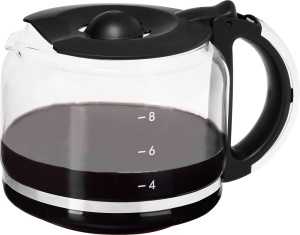 Cafetiera ECG KP 2150 Stripe, 980 W, 1.5 litri, preparare pana la 10 cesti de cafea odata, sistem drip-stop, negru - Img 7