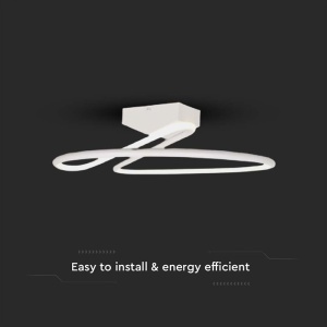CANDELABRU LED 43W 4000K 52X22CM - ALB - Img 4