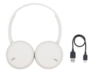 Casti audio On-Ear JVC HA-S36W-W-U, Bluetooth, Autonomie 35h, microfon, Alb - Img 2