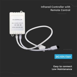 CONTROLLER BANDA LED ALB 24 BUTOANE - Img 4