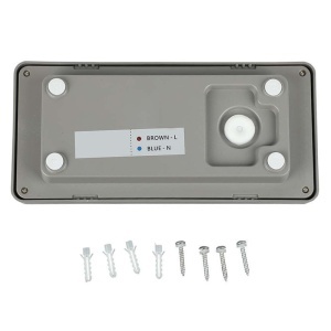 CORP ILUMINAT EXTERIOR 12W IP65 6400K ALB RECE - Img 6