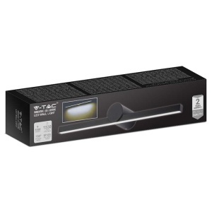 CORP ILUMINAT LED MONTAJ DEASUPRA OGLINZII 10W 3000K - NEGRU - Img 3