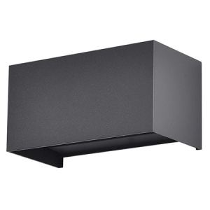 CORP ILUMINAT PERETE IP65 24W 4000K - NEGRU