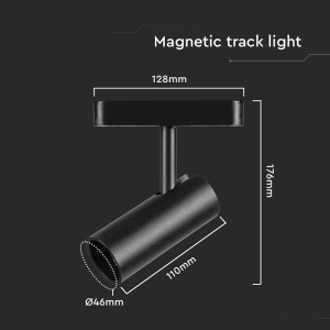 CORP LED MAGNETIC 11W 3000K - NEGRU - Img 4