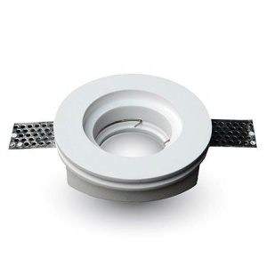 CORP SPOT GU10 DIN GIPS - ALB - Img 1