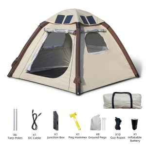 CORT CAMPING SOLAR 52W 2000MAH 2-3 PERSOANE - Img 3