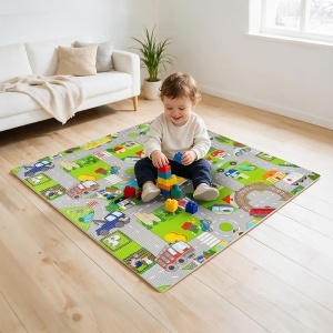 COVORAS EDUCATIV PUZZLE 120X120CM MASINI REBEL - Img 7