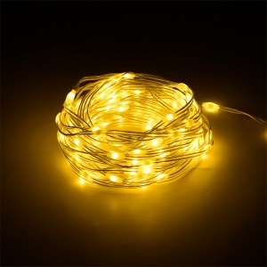 DECORATIUNE LED ALB CALD 10M REBEL - Img 5