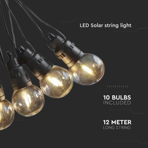 GHIRLANDA SOLARA LED 0.5W X 10 12M 3000K - Img 5