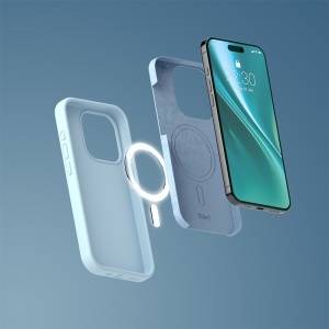 HUSA SILICON PENTRU IPHONE 15 6.1 - ALBASTRU - Img 10