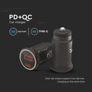 INCARCATOR AUTO QUICK CHARGE USB + TIP C - Img 5