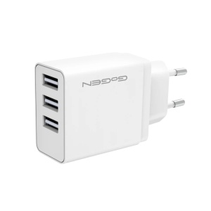Incarcator de retea GoGEN ACH 301W, 3 x USB, 5V/3.1 A, 15.5 W, alb - Img 3