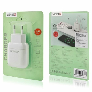 INCARCATOR RETEA USB 2400MA VIDVIE - Img 6