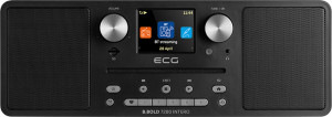 Internet radio ECG B.BOLD 7200 Intero Black, FM + DAB, stereo 2 × 10 W, CD audio si MP3, Bluetooth, USB, carcasa lemn, negru - Img 10