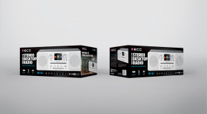 Internet radio ECG B.BOLD 7200 Intero White, FM + DAB, stereo 2 × 10 W, CD audio si MP3,Bluetooth, USB, carcasa lemn, alb - Img 19