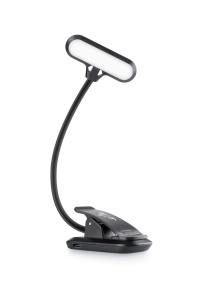 Lampa cu LED ETA 0894 90000, baterie incorporata 600mAh pentru utilizare wireless, brat flexibil si clema, negru - Img 2