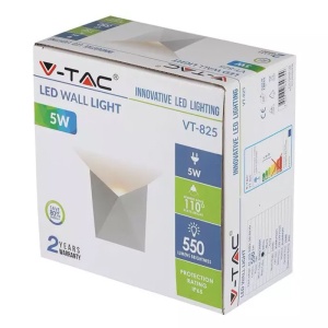 LAMPA LED 5W 3000K ALB CALD IP65 - ALB - Img 5