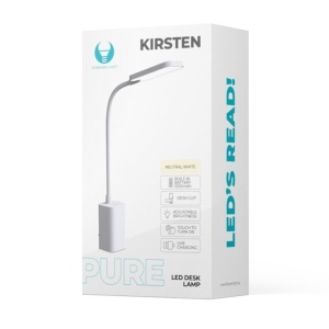 LAMPA LED DE BIROU 6W CU PRINDERE DE MASA/BIROU - ALB - Img 4