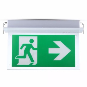 LAMPA LED IESIRE DE URGENTA 2W 6000K ALB RECE - Img 2