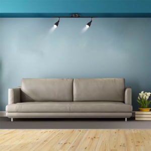 LAMPA LED MONTAJ PERETE 9W 3000K ALB CALD - NEGRU - Img 5