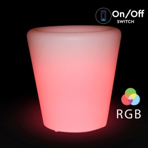 LAMPA LED RGB MODEL RECIPIENT PLANTE 28X29CM - Img 6