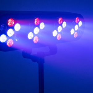 LED BAR 4X7X1W RGBW + TREPIED - Img 5