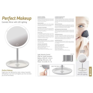 OGLINDA MAKE-UP CU LED 4W PLATINET - Img 5