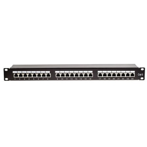 PATCH PANEL 24 PORTURI FTP CAT 5E KRONE+110 EMTEX - Img 2