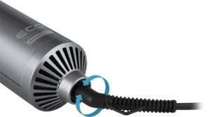 Perie rotativa cu aer cald ECG Modifica Hairbrush Moonstone, 1200 W, ionizare, 2 debite de aer, 2 nivele temperatura, gri metalic - Img 9