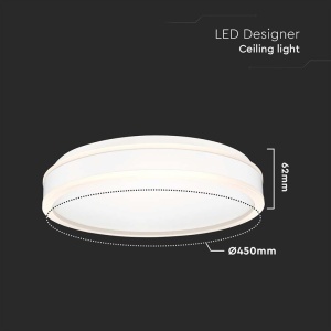 PLAFONIERA LED 24W 3IN1 - ALB - Img 3