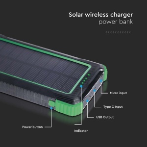 POWER BANK 10000MAH CU INCARCARE SOLARA - Img 7