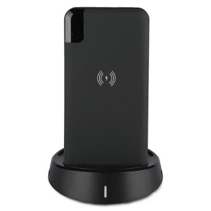 POWER BANK 8000MAH INCARCARE WIRELESS MODEL STAND - NEGRU - Img 2