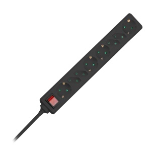 PRELUNGITOR 8 CAI CU INTRERUPATOR 1.5M( 3G1.5MM2) - NEGRU - Img 2