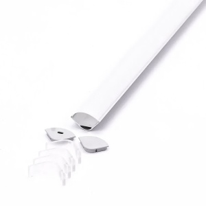 PROFIL ALUMINIU PENTRU BANDA LED MONTAJ UNGHI 90GR 2M MAT - Img 3